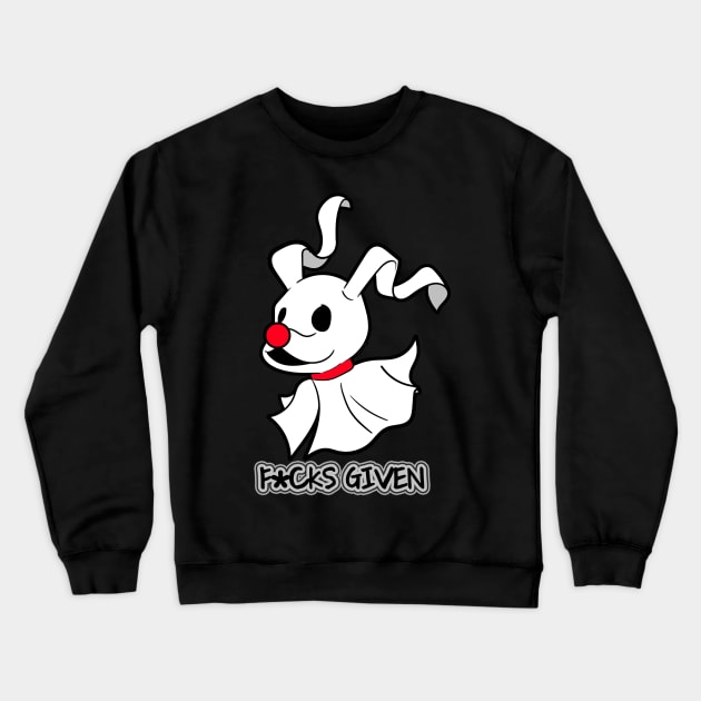 Zero F*cks Given Crewneck Sweatshirt by Duckgurl44